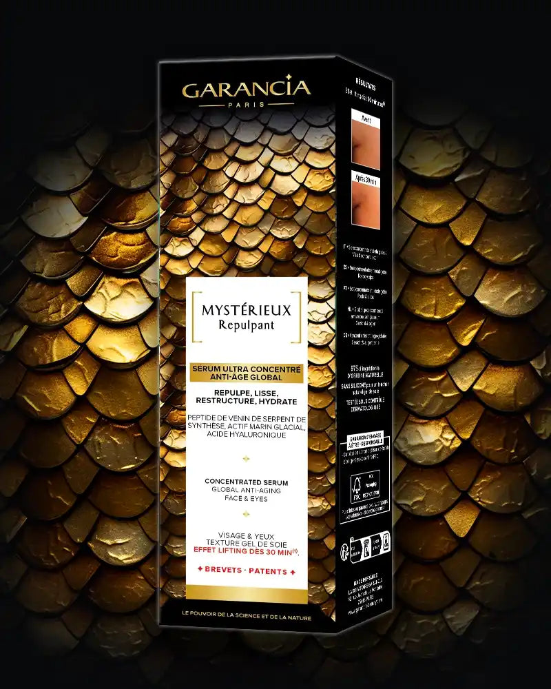 Garancia, mystérieux repulpant, sérum anti âge visage &yeux