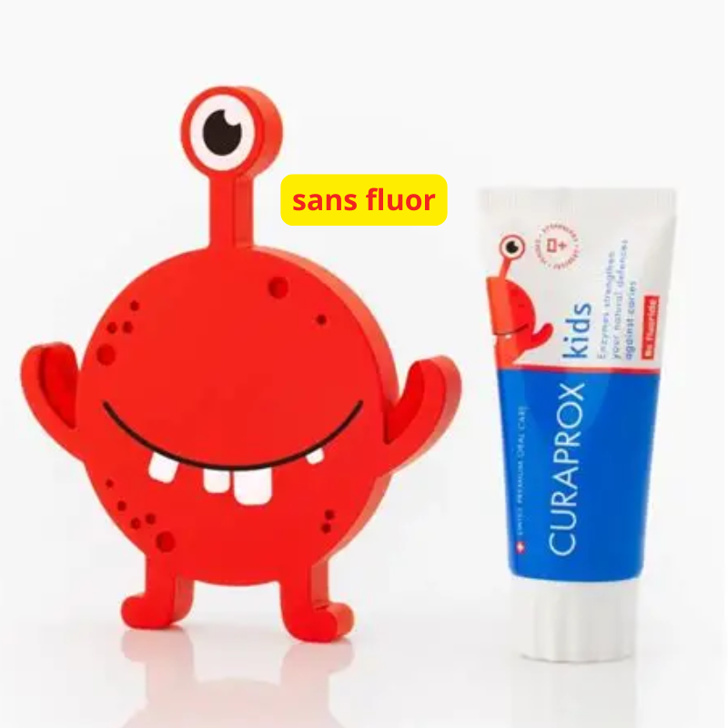 CURAPROX Dentifrice Fraise Sans Fluor Premières Dents