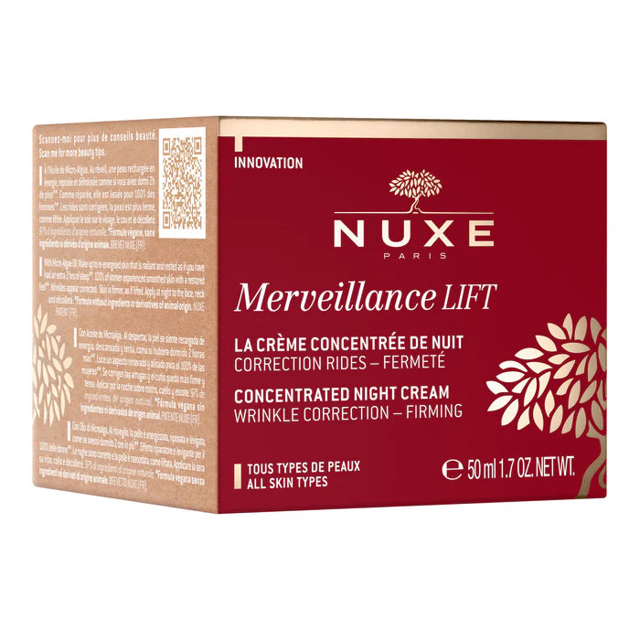 NUXE MERVEILLANCE LIFT Crème Concentrée de Nuit 50 Ml