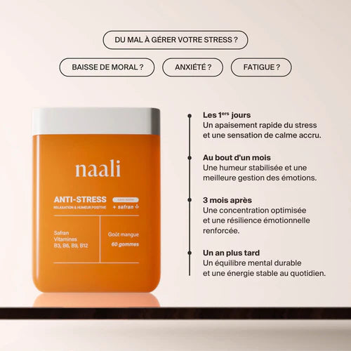 NAALI Gummies Anti-Stress au Safran