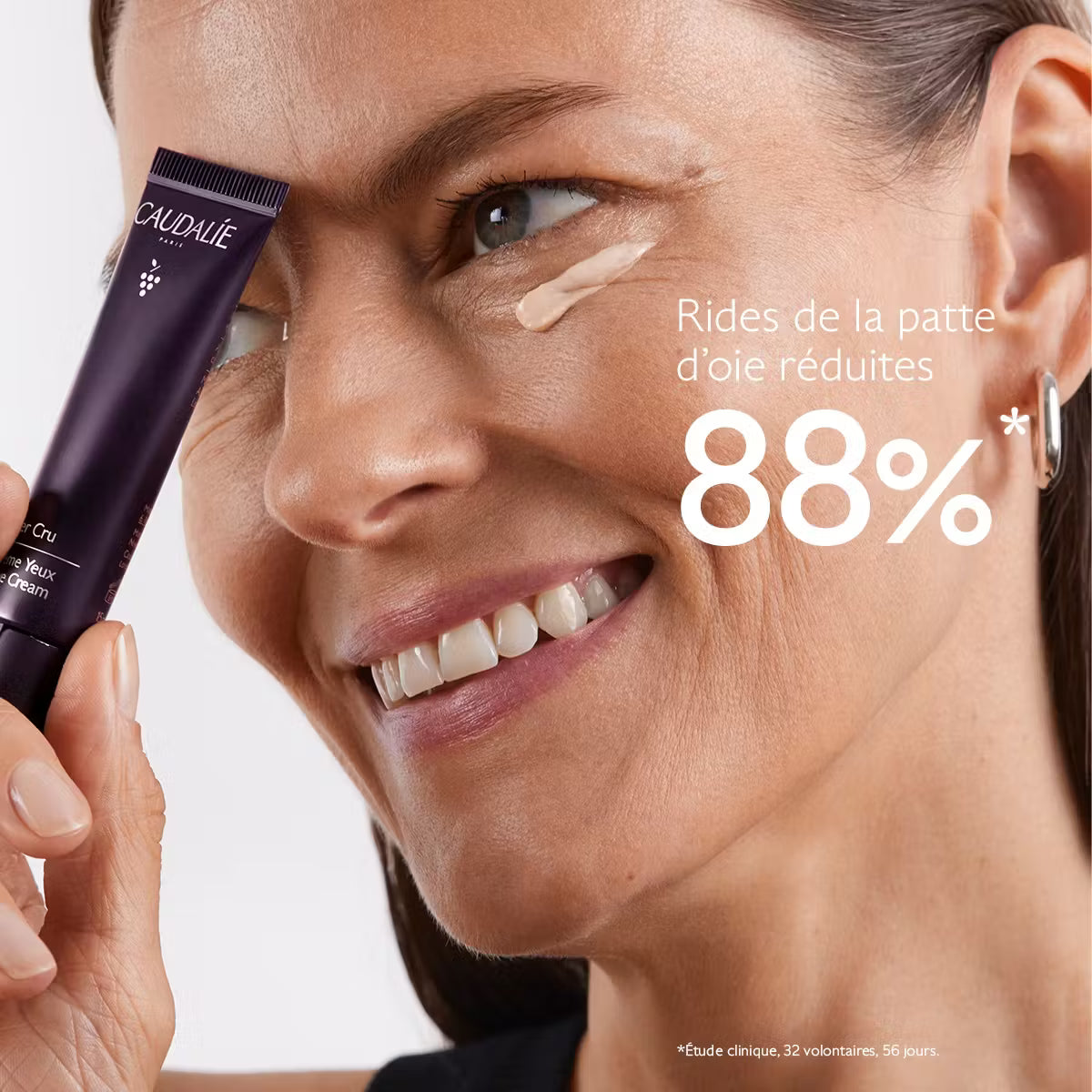 CAUDALIE Premier Cru La Crème Yeux au Brevet Longévité et filler repulpant naturel 15 ML