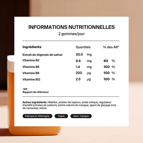 NAALI Gummies Anti-Stress au Safran