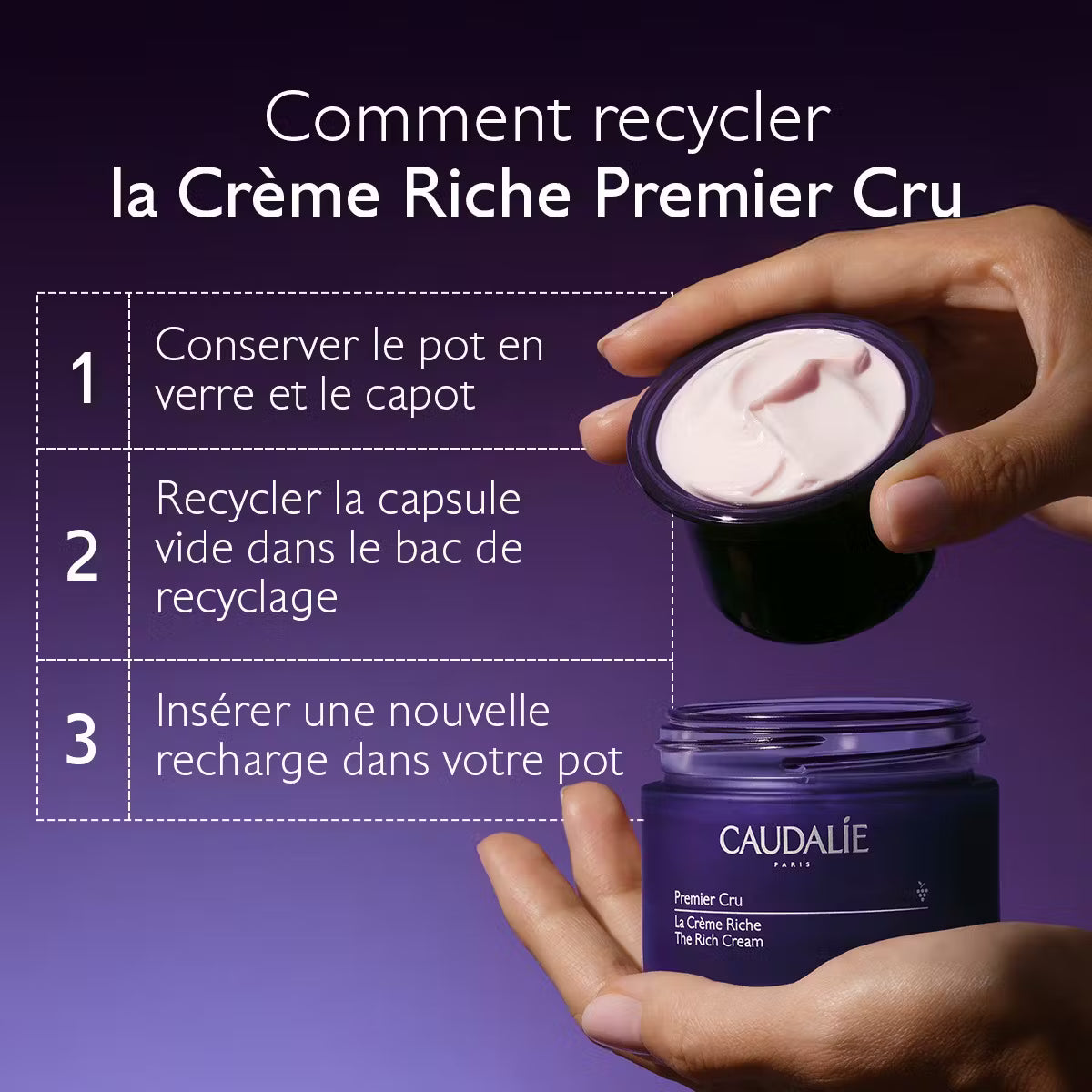 CAUDALIE Premier Cru La Crème au Brevet Longévité & bio-céramides 50 Ml