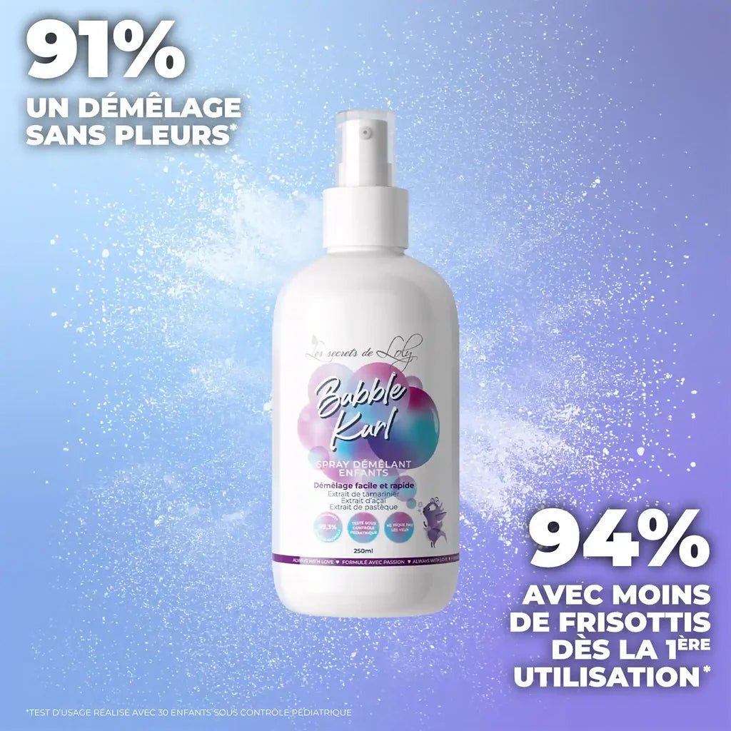 LES SECRETS DE LOLY Bubble Kurl Spray démêlant enfants 250 ml