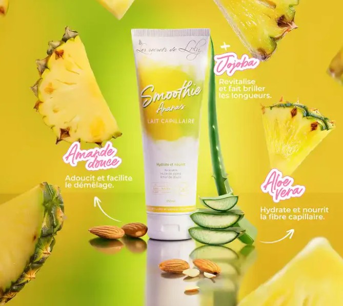 LES SECRETS DE LOLY Smoothie Ananas Lait Capillaire 250 ML
