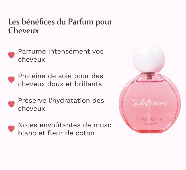 MUSC INTIME  Parfum cheveux au Sweet Litchi - La délicieuse- 50 Ml