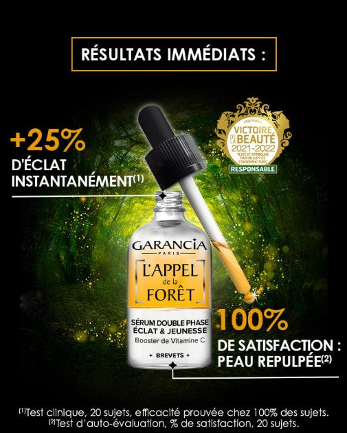 GARANCIA L appel de la ForêtSérum double phase Éclat & Jeunesse - Booster de Vitamine C 30 ml