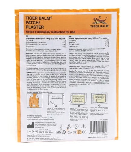 TIGER BALM PATCH X3