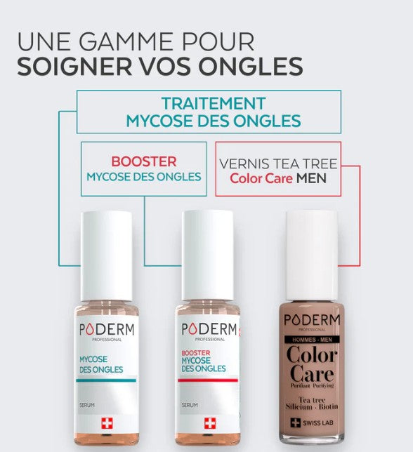 PODERM Vernis Color Care Homme 8ml