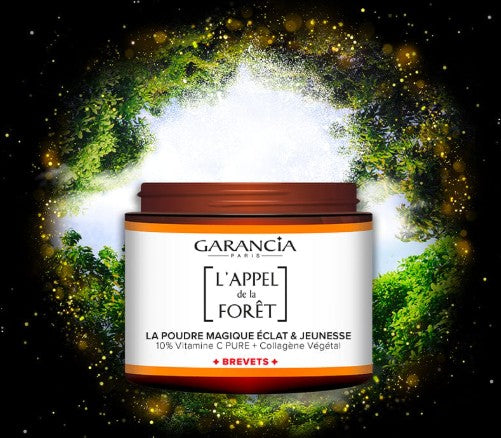 GARANCIA L appel de la Forêt La poudre magique Éclat & Jeunesse - 10% vitamine C pure & collagène vegan 6gr