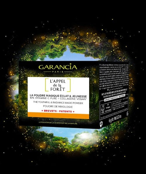 GARANCIA L appel de la Forêt La poudre magique Éclat & Jeunesse - 10% vitamine C pure & collagène vegan 6gr