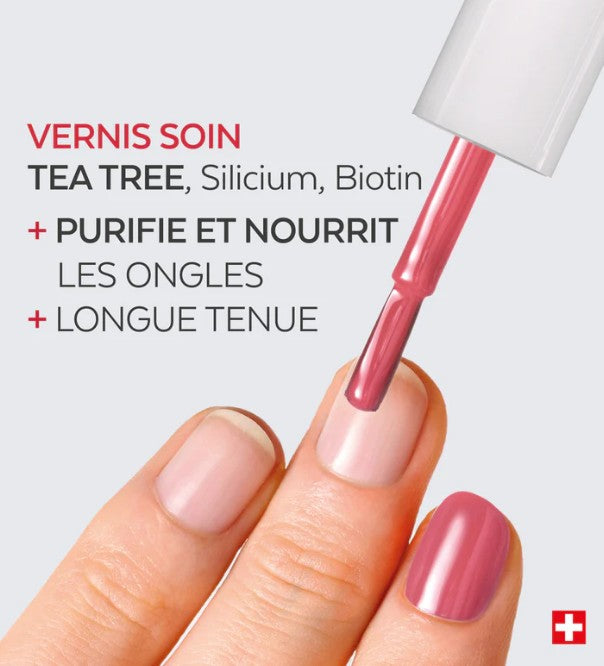 PODERM Vernis Color Care Tea Tree - Bois de Rose 8 ml
