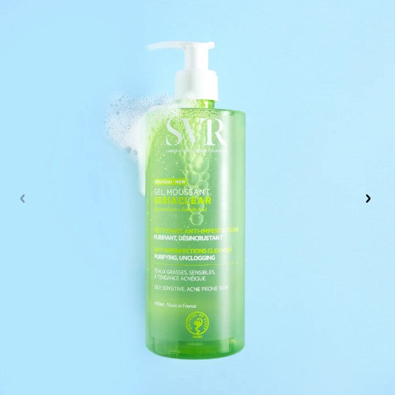 SVR  SEBIACLEAR | Peaux à tendance acnéique Gel Moussant 400 Ml