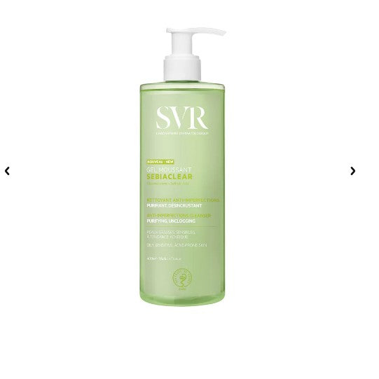SVR  SEBIACLEAR | Peaux à tendance acnéique Gel Moussant 400 Ml