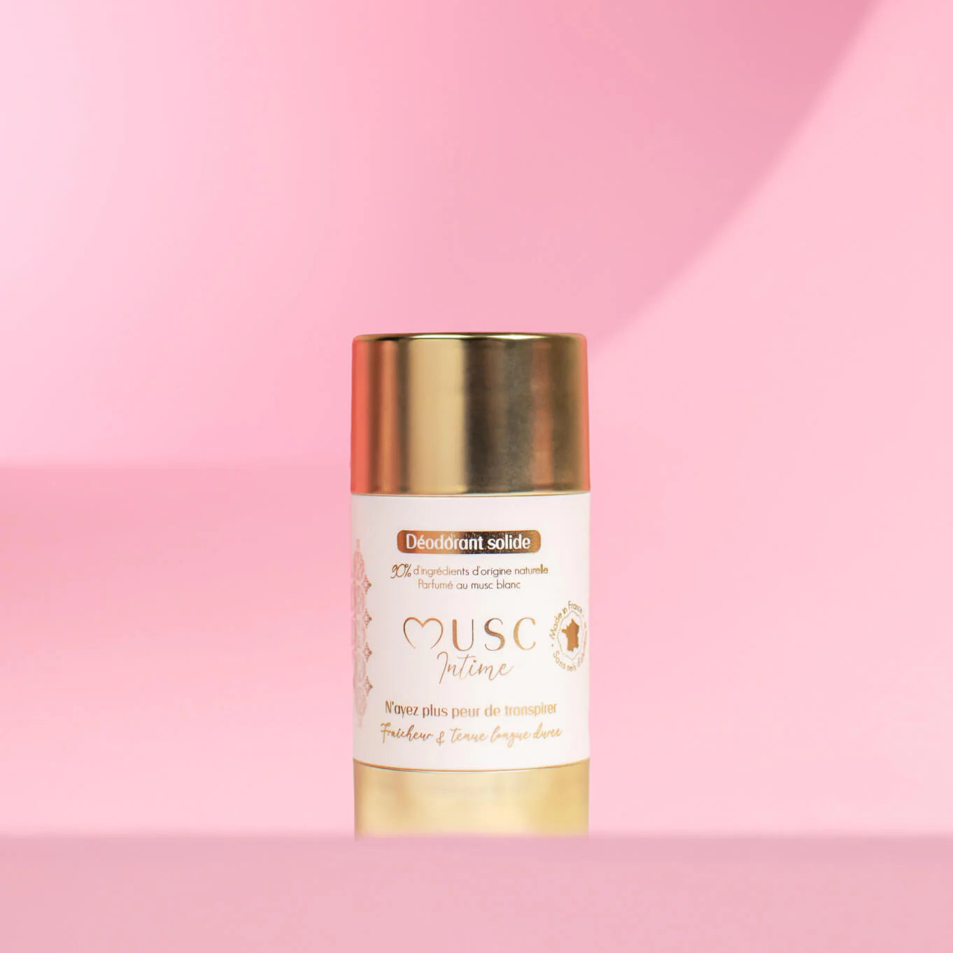 MUSC INTIME Déodorant Naturel au Monoï - La Rayonnante 50 g