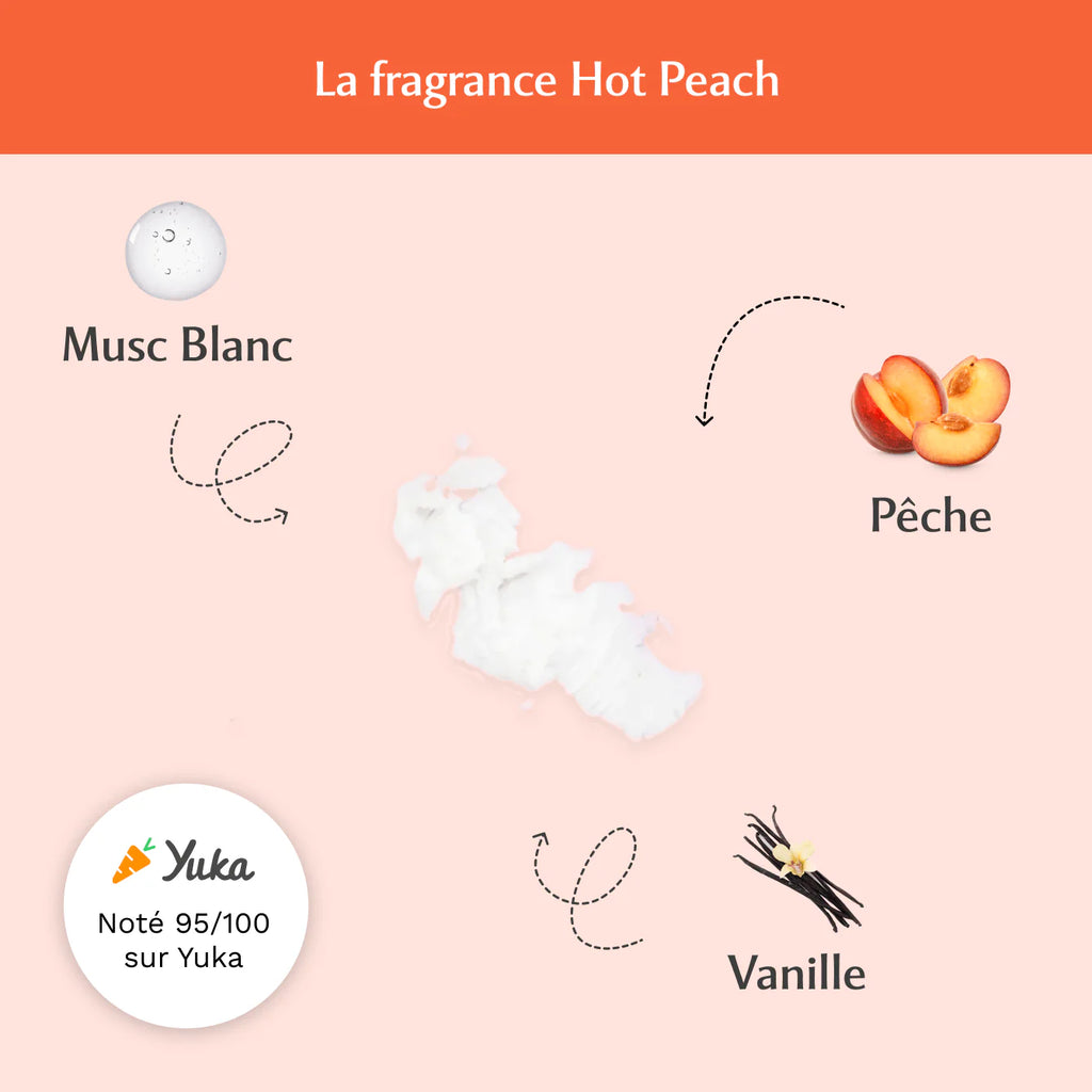 MUSC INTIME Déodorant Naturel à la Hot Peach - La Charmeuse 50 g