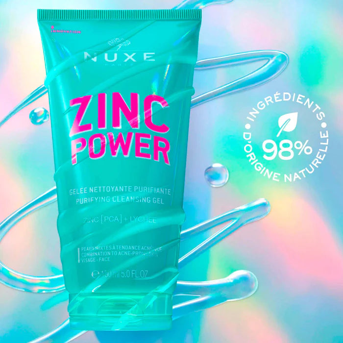 NUXE ZINC POWER Gelée Nettoyante Purifiante 150 Ml