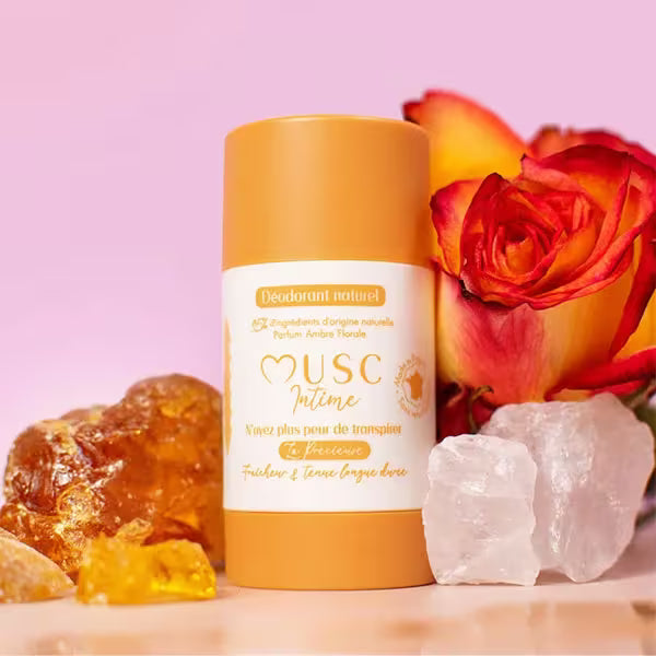 MUSC INTIME Amber Flower - La précieuse Déodorant 50g