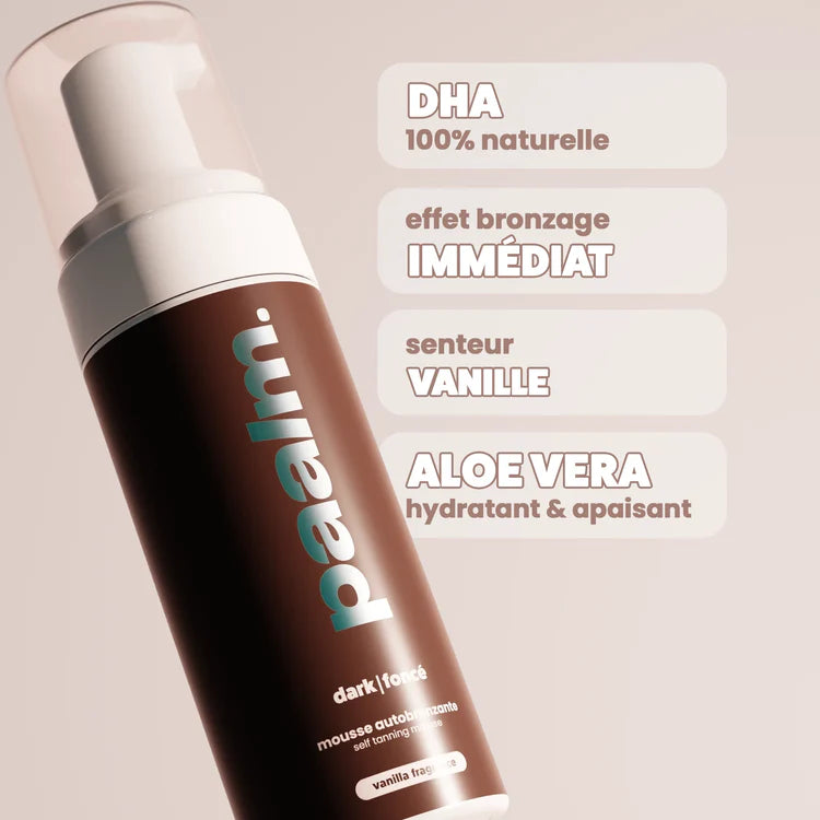 PAALM Mousse DARK peaux moyennes à foncées 150ml