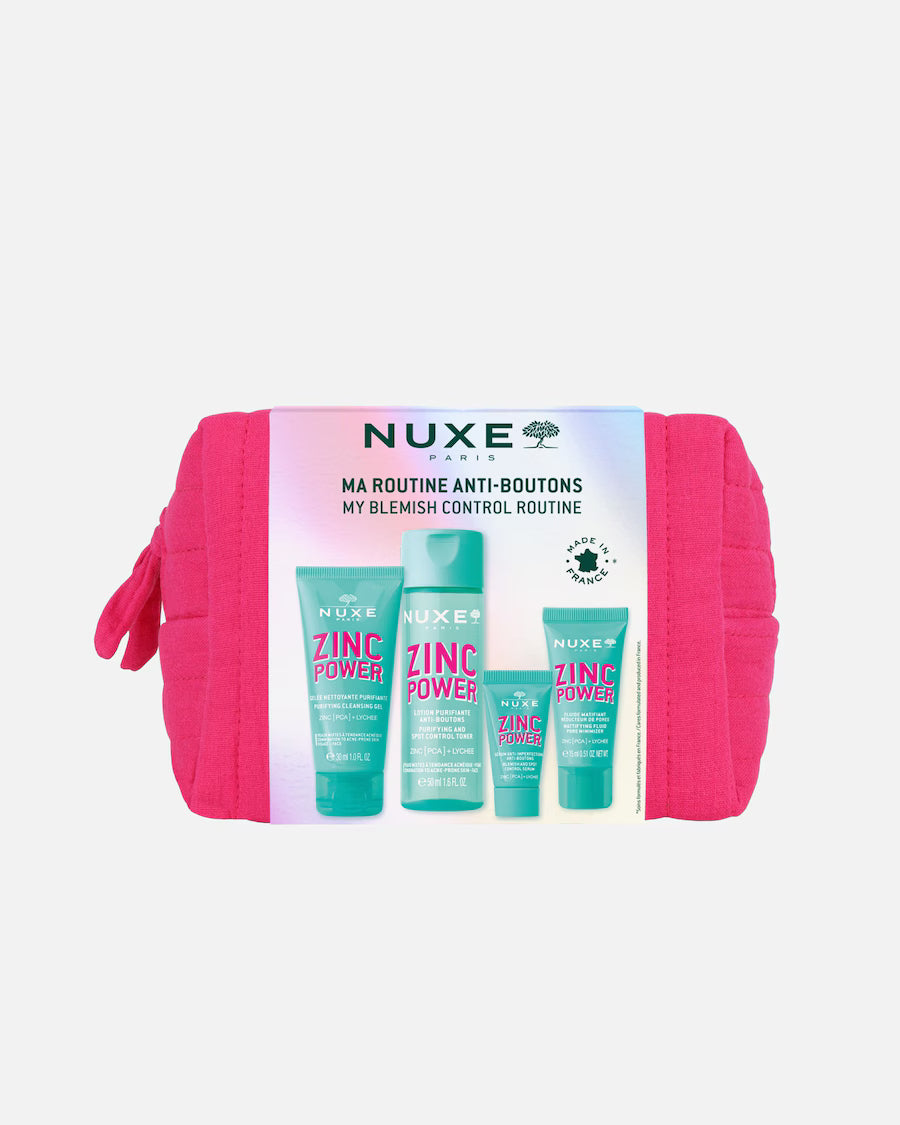 NUXE  TROUSSE ZINC POWER Ma Routine Anti-boutons