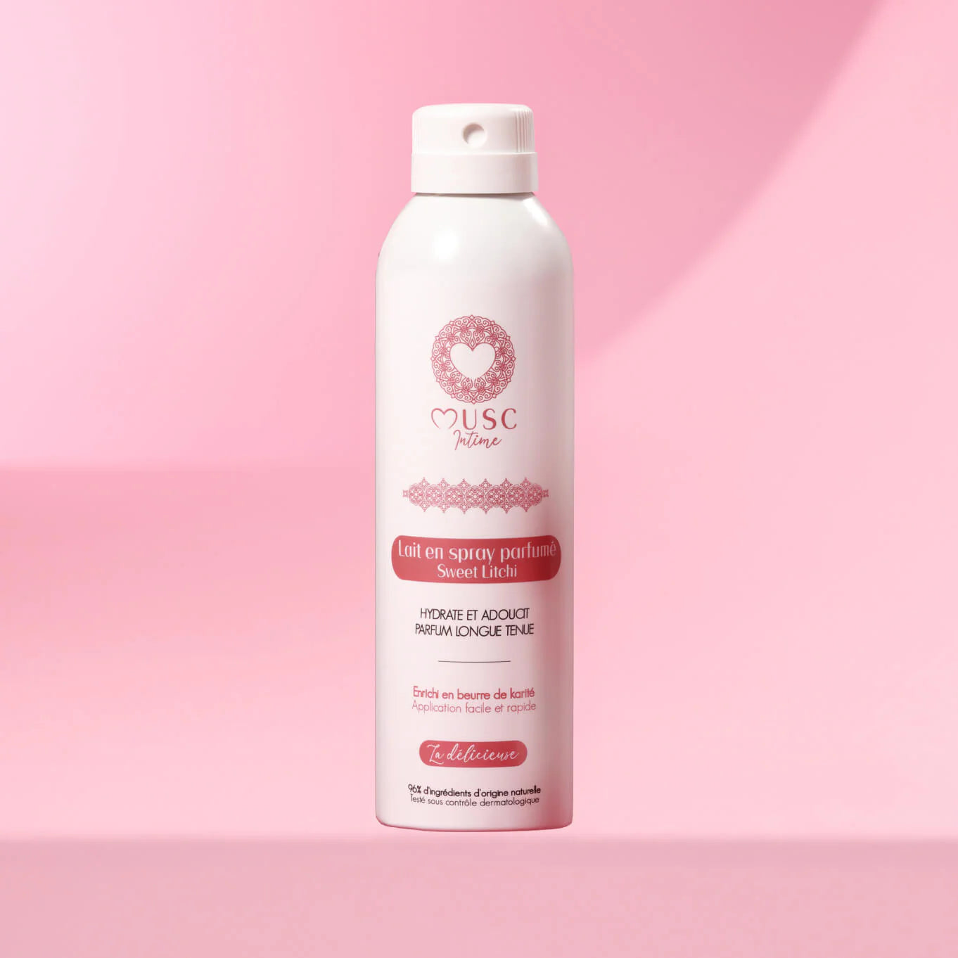 MUSC INTIME  Lait en spray parfumé Sweet Litchi - La Délicieuse