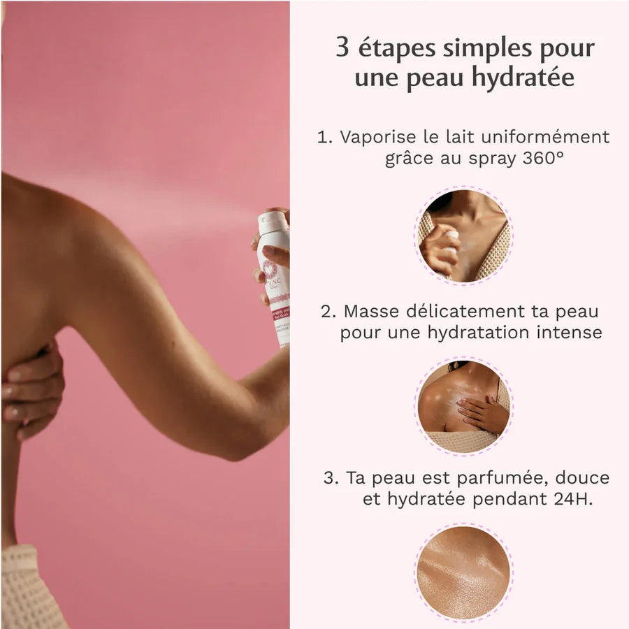 MUSC INTIME lait en spray rose mystik 200ml