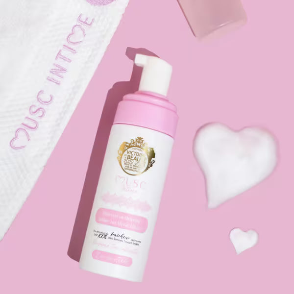 MUSC INTIME Musc Blanc - L’irrésistible Mousse nettoyante intime 150ml