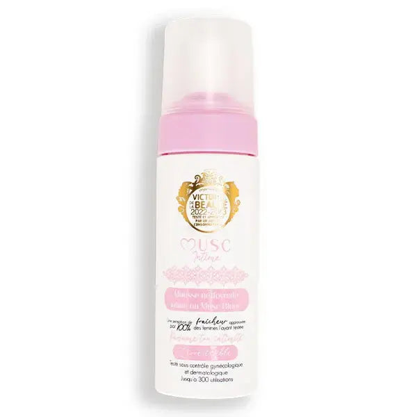 MUSC INTIME Musc Blanc - L’irrésistible Mousse nettoyante intime 150ml