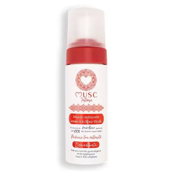 MUSC INTIME Rose Mystik - l’Envoûtante Mousse nettoyante intime 150ml