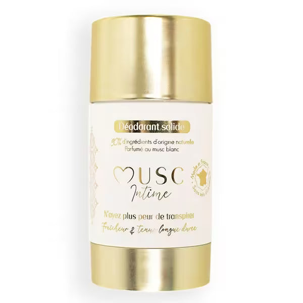 MUSC INTIME Déodorant Naturel au Monoï - La Rayonnante 50 g