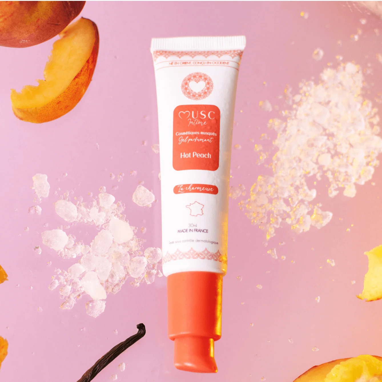 MUSC INTIME  Gel Parfumant - La charmeuse à la Hot Peach (30ml)