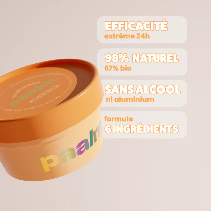 PAALM baume déodorant senteur exotique tropical kiss 50 Ml