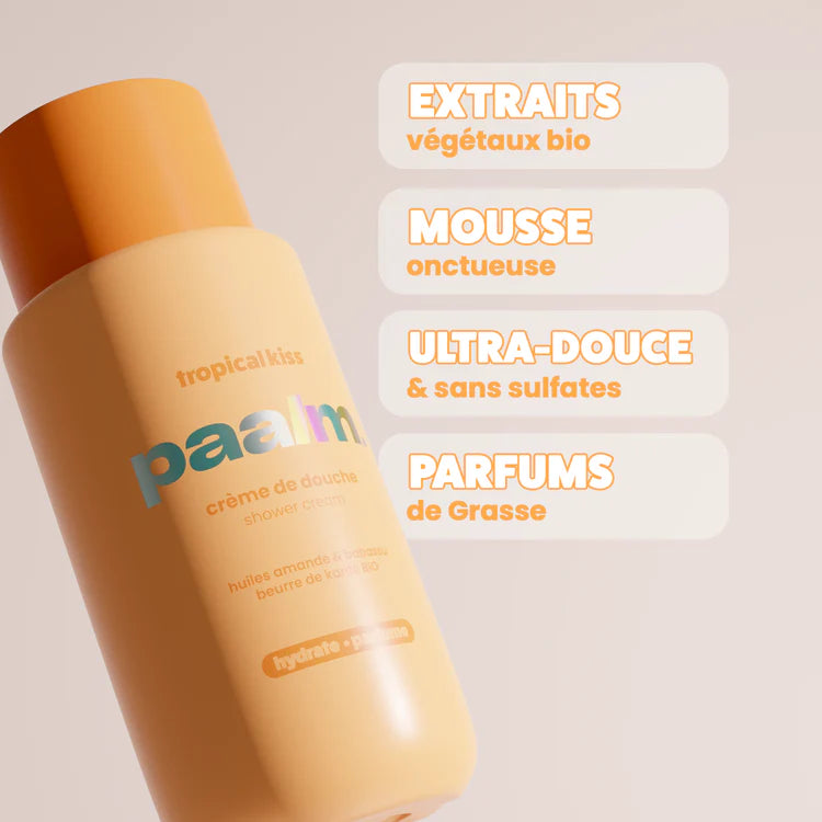 PAALM crème de douche senteur exotique tropical kiss  I 250ml