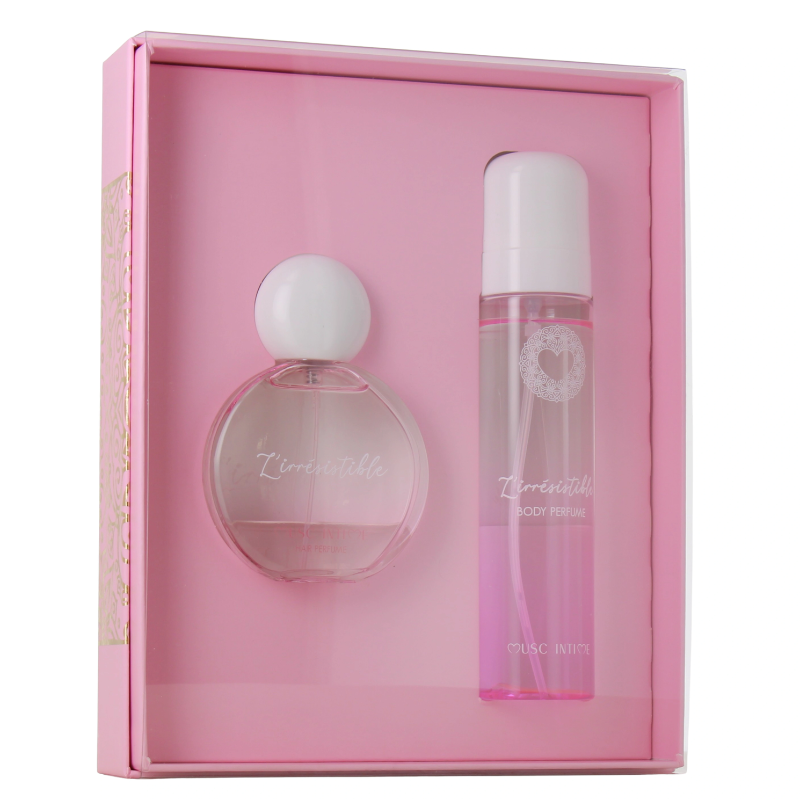 Musc Intime Coffret Cadeau Brume Musc Blanc + Parfum Cheveux - promo