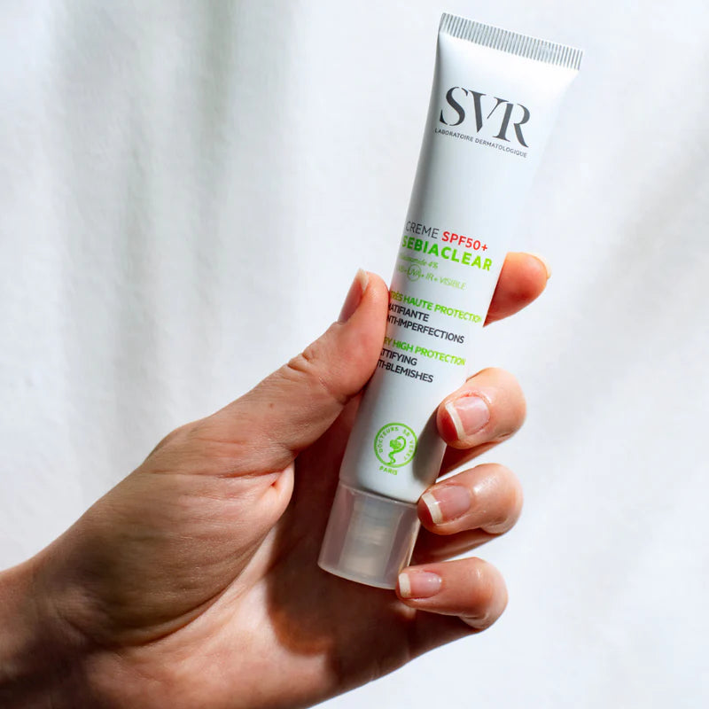 SVR  SEBIACLEAR Crème SPF 50| Peaux à tendance acnéique 40 Ml