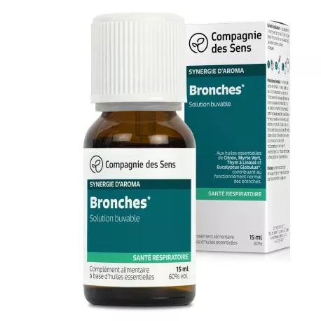 COMPAGNIE DES SENS -SOIN des BRONCHES - Huiles essentielles en solution buvable 15 Ml