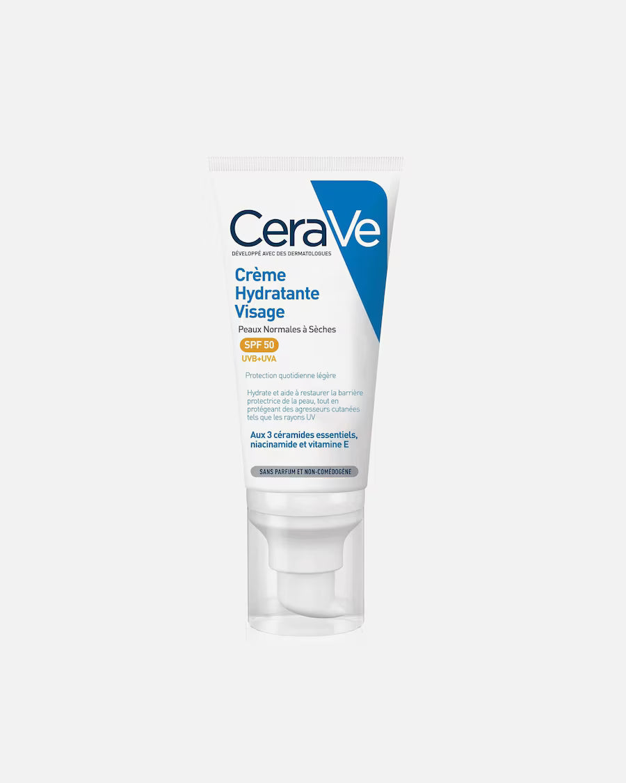 CERAVE CREME HYDRATANTE VISAGE SPF50 52 ML