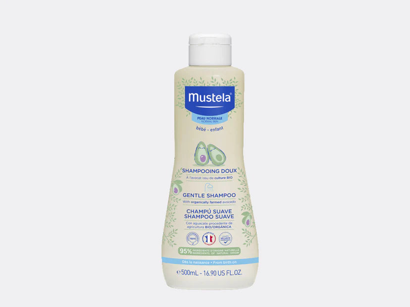 MUSTELA Shampoing doux bébé à l'avocat BIO 500 Ml