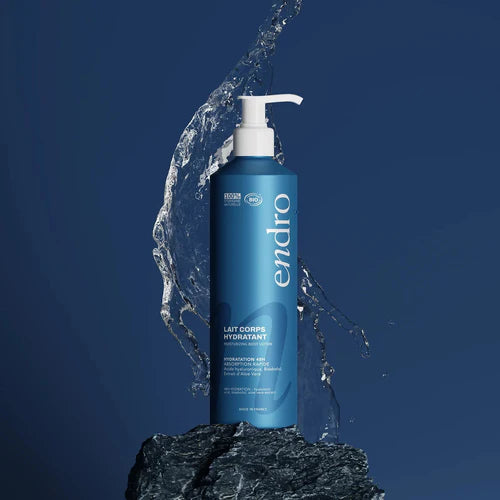 ENDRO Lait corps hydratant Bisabolol + Acide Hyaluronique + Extrait d'Aloe Vera 400 Ml