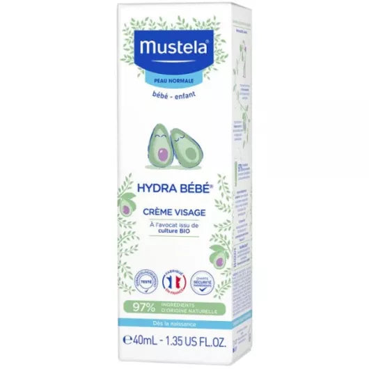 Mustela Hydra Bébé crème visage - 40ml