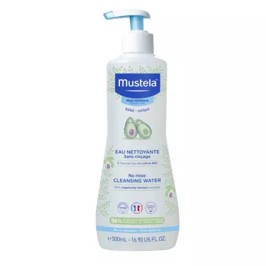 Mustela eau nettoyante sans rinçage 500ml