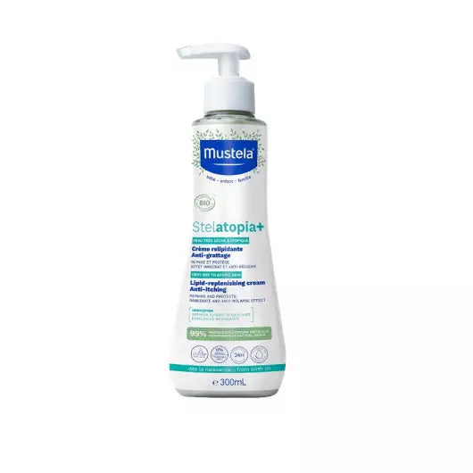 Mustela Stelatopia+ Crème relipidante anti-grattage Bio - 300ml