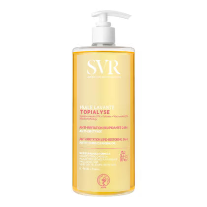 SVR TOPIALYSE HUILE LAVANTE Anti-Irritation Relipidante 24h Flacon Pompe 1l